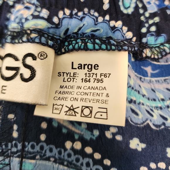 Vintage Briggs Petite Blue Paisley Teachers Skirt - Picture 11 of 12